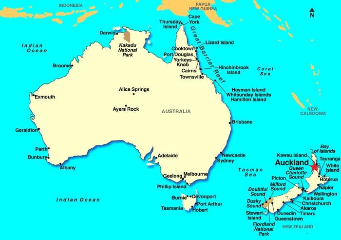 Auckland nan mond lan kat jeyografik