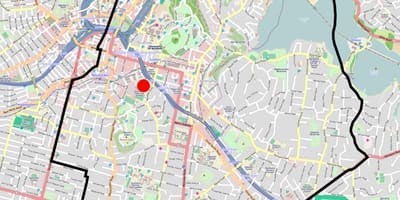 Auckland Gramè lekòl zòn kat jeyografik