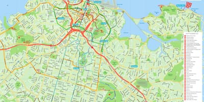 Auckland kat jeyografik la New Zeland