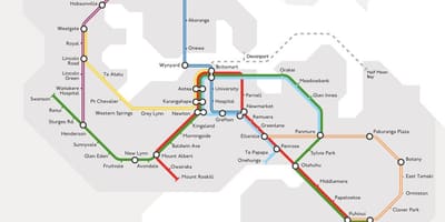 Kat jeyografik tren Auckland