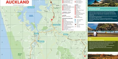 Kat jeyografik nan direksyon wès Auckland